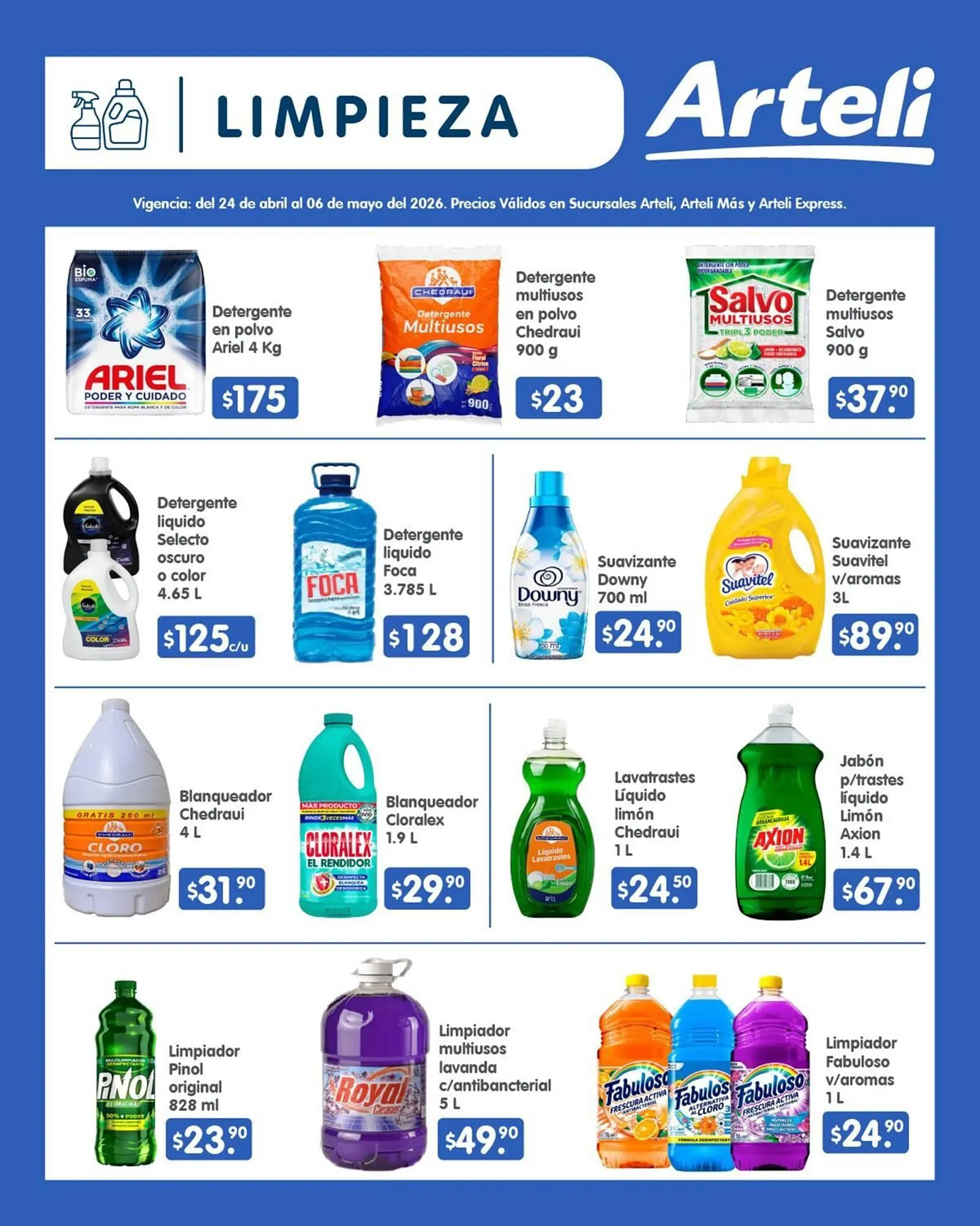 Catálogo de Folleto Arteli 24 de abril al 6 de mayo 2026 - Pagina 1