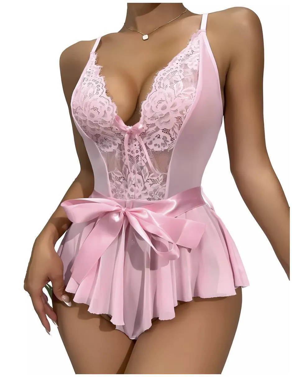 Baby doll plisado Femica