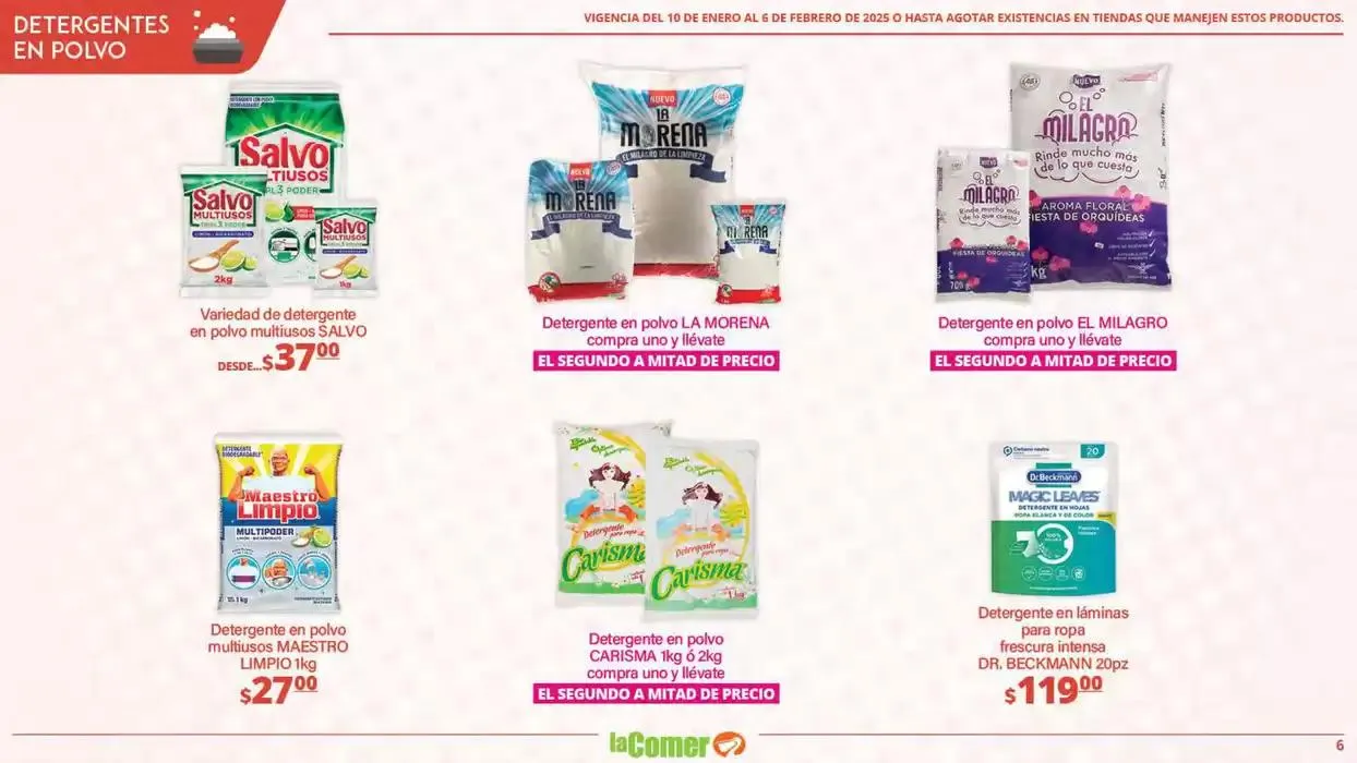 Catálogo de LIMPIA , Desinfecta, organiza, AHORRA 10 de enero al 6 de febrero 2025 - Pagina 6