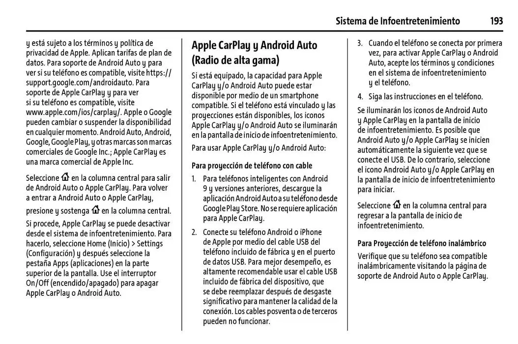 Catálogo de Cheyenne 2025 Manual del propietario 22 de enero al 31 de diciembre 2025 - Pagina 194