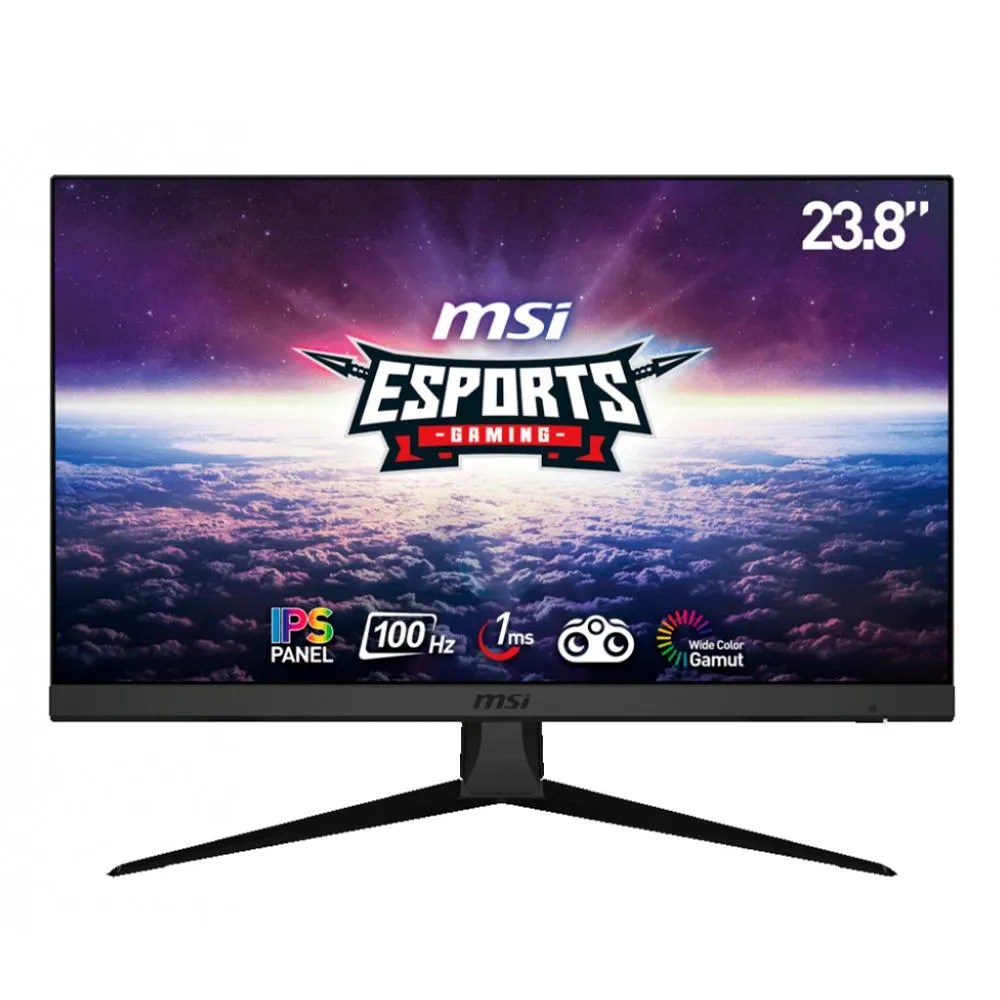 Monitor Gamer MSI G2412V LED 23.8" / Full HD / 100Hz / HDMI / Negro / G2412V