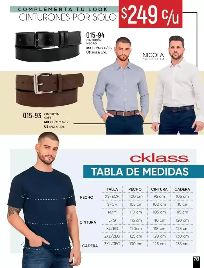 Catálogo de Catálogo Cklass Ropa Caballero Primavera Verano 2025 8 de enero al 30 de junio 2025 - Pagina 87