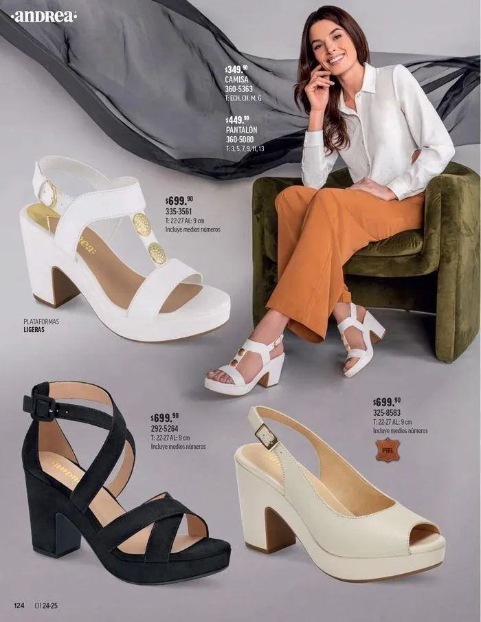 Catálogo de ANDREA - CALZADO DAMA 26 de agosto al 25 de enero 2025 - Pagina 28