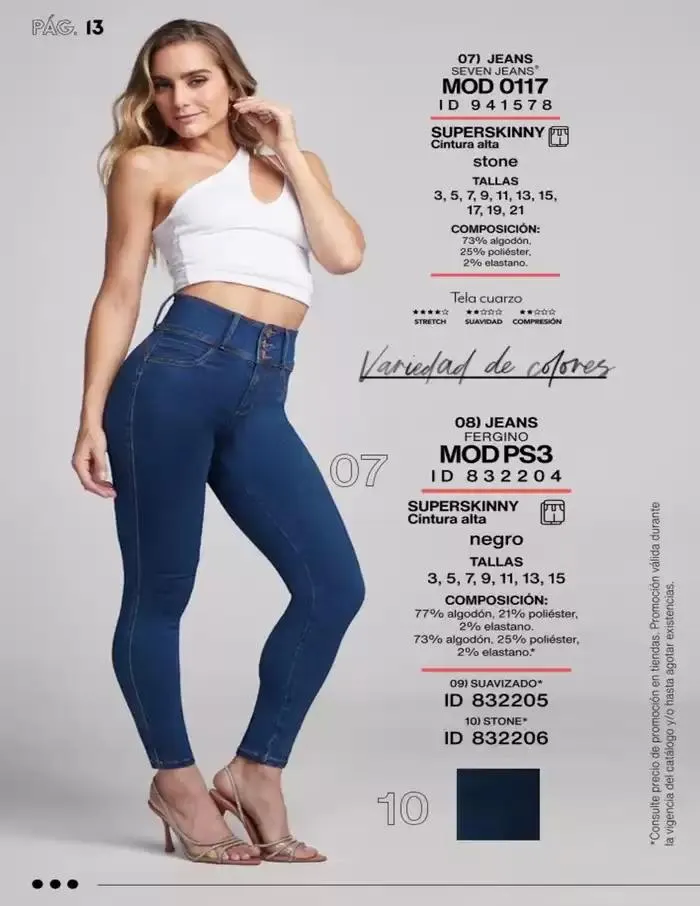 Catálogo de JEANS & JEGGINGS BASICOS 21 de octubre al 30 de noviembre 2024 - Pagina 13