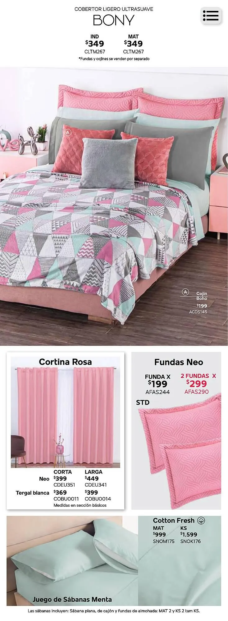 Catálogo de Catálogo Colchas Concord 26 de agosto al 31 de diciembre 2024 - Pagina 345