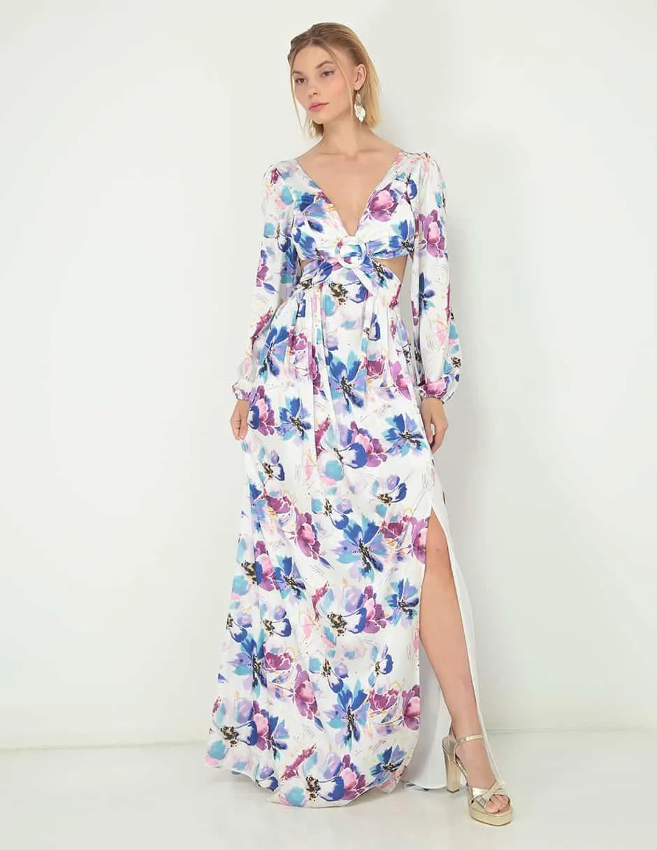 Vestido maxi de fiesta Rue de la Paix escote bajo