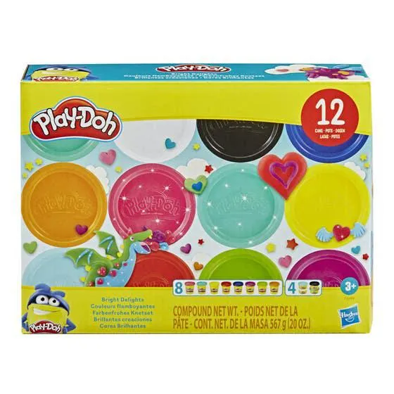 Hasbro Play-Doh Set Brillantes Creaciones Multicolor F1989