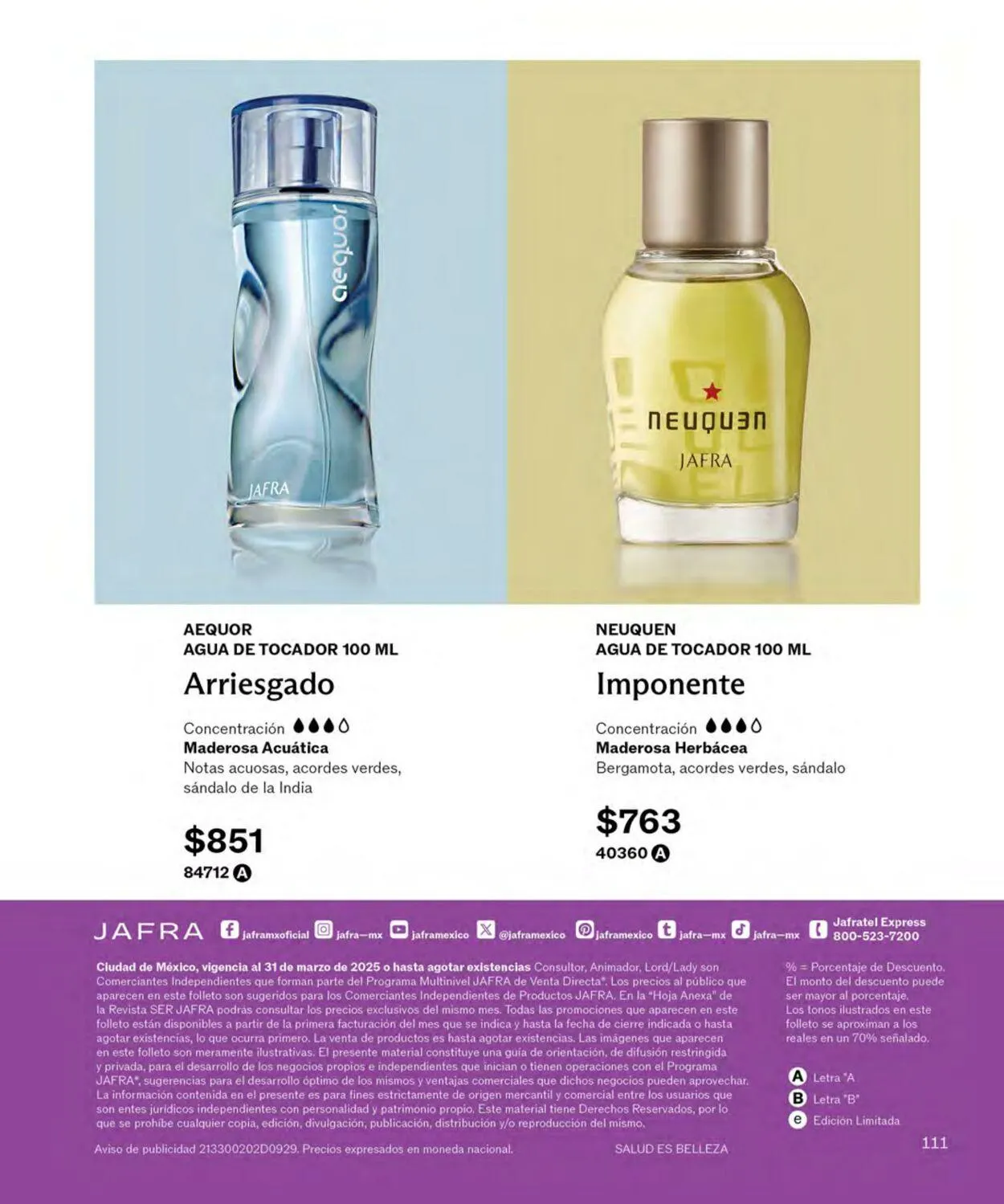 Catálogo de Jafra Oferta actual 26 de marzo al 9 de abril 2025 - Pagina 111