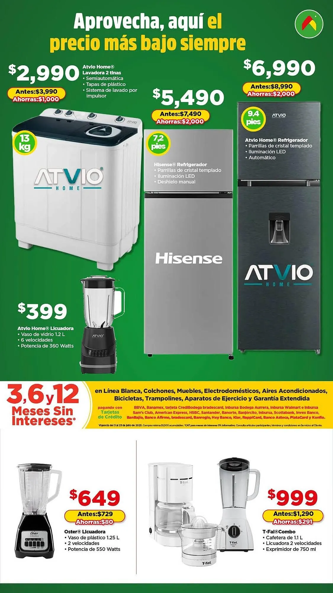 Catálogo de Catálogo Bodega Aurrerá 7 de julio al 23 de julio 2025 - Pagina 1