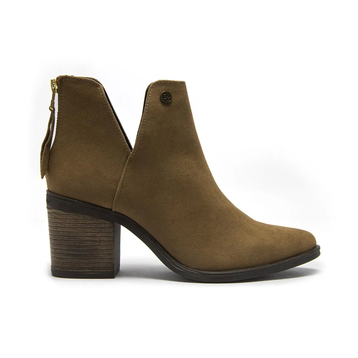 BOTÍN TACÓN ANCHO WESTERN CAPA DE OZONO PARA MUJER ESTILO 627102 CANELA