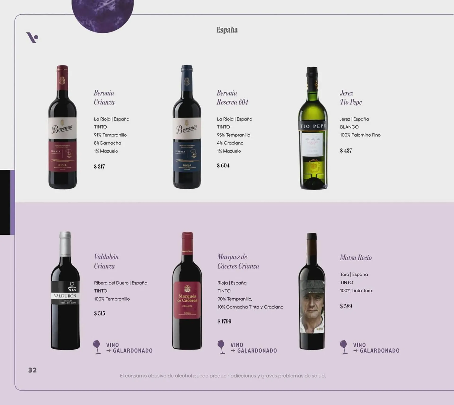 Catálogo de Catálogo Vinoteca 5 de noviembre al 31 de diciembre 2025 - Pagina 32