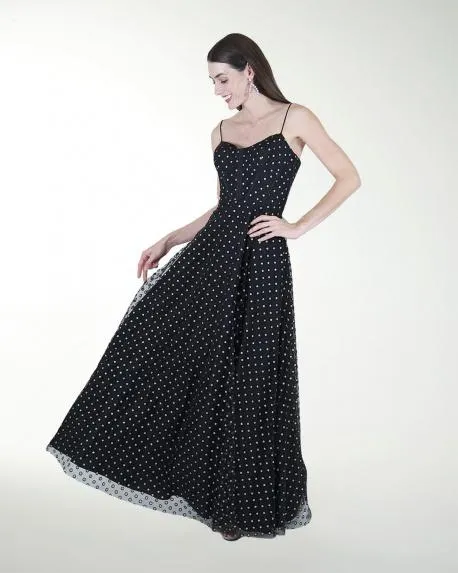 VESTIDO CL CORSET FALDA SEMICIRCULAR