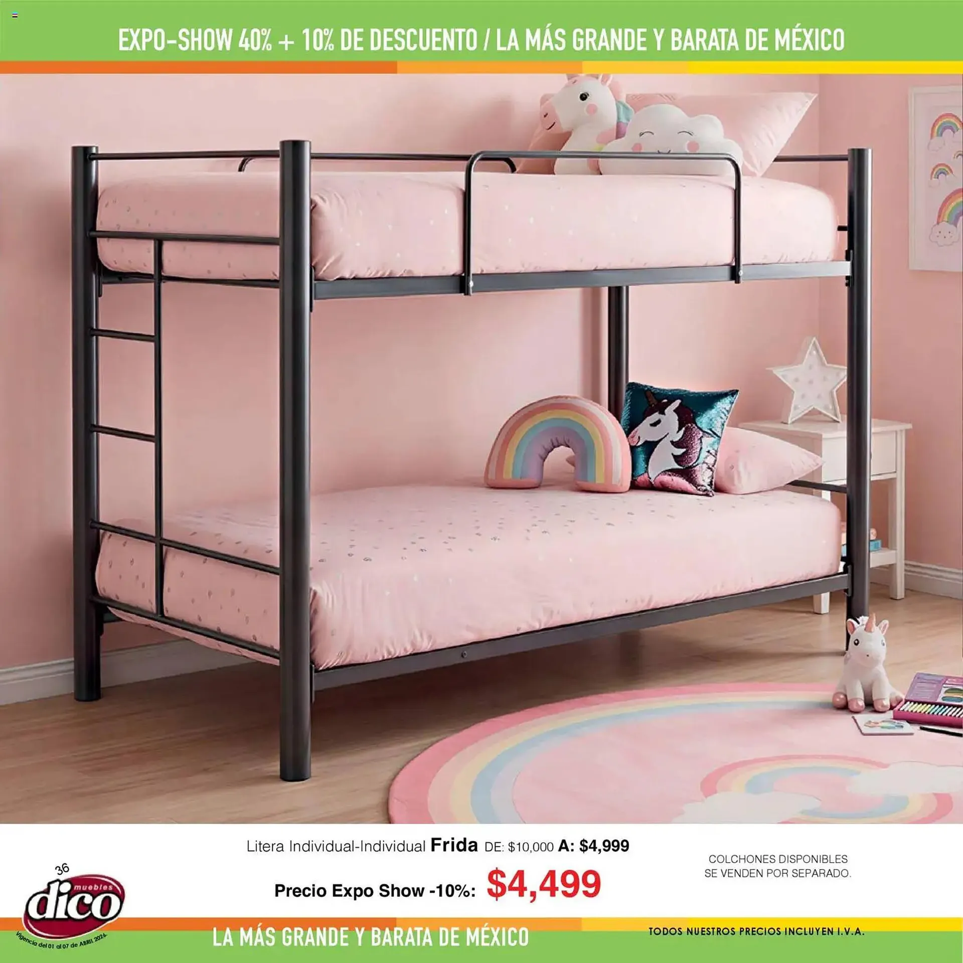 Catálogo de Catálogo Muebles Dico 1 de abril al 7 de abril 2026 - Pagina 36
