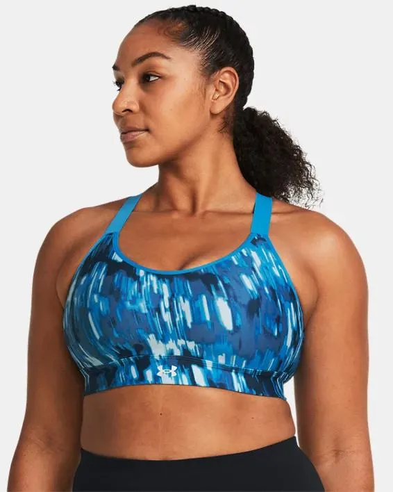 Sujetador deportivo UA Continuum Mid Printed para mujer