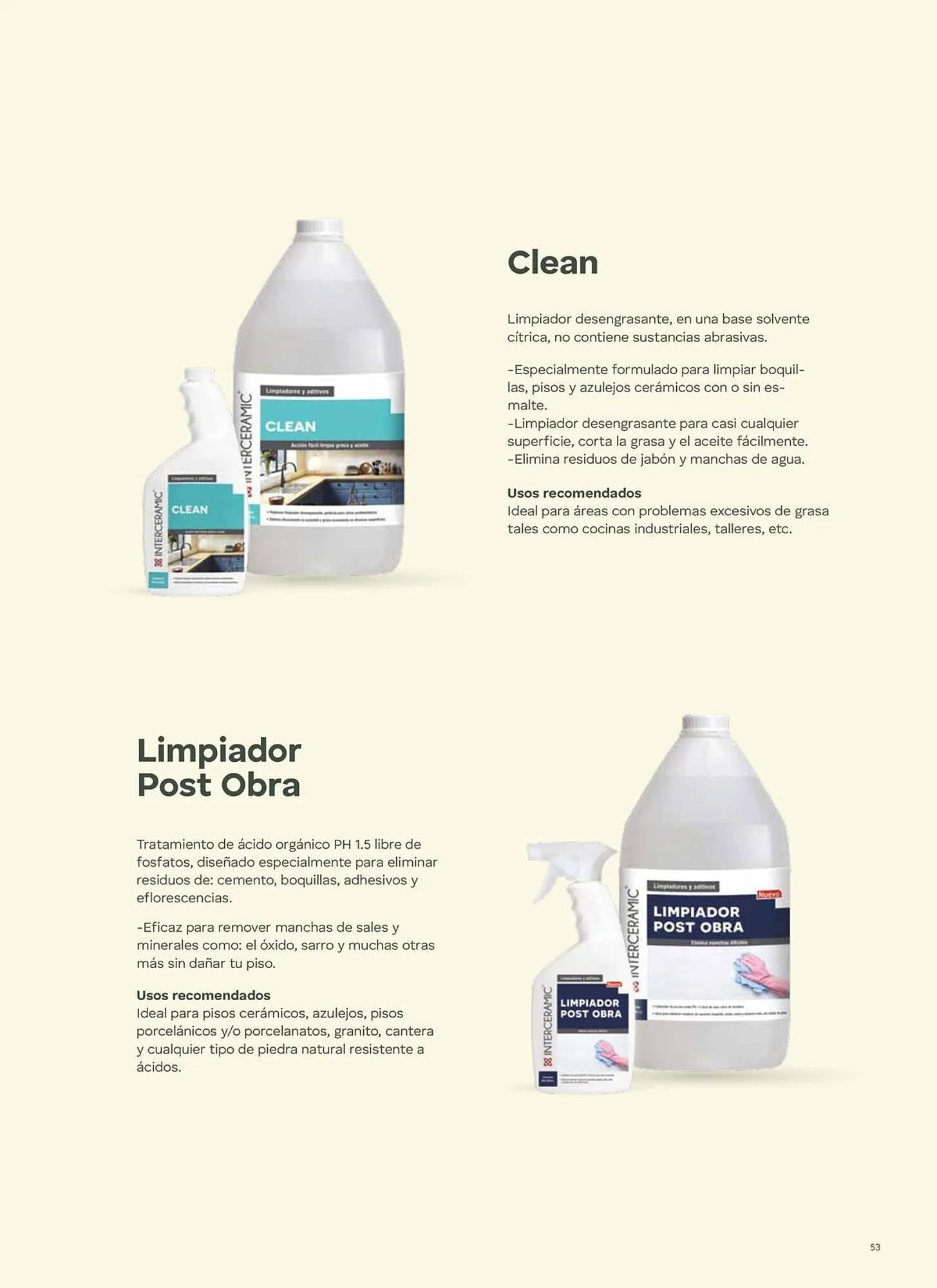Catálogo de Catálogo Interceramic 3 de octubre al 3 de octubre 2026 - Pagina 53