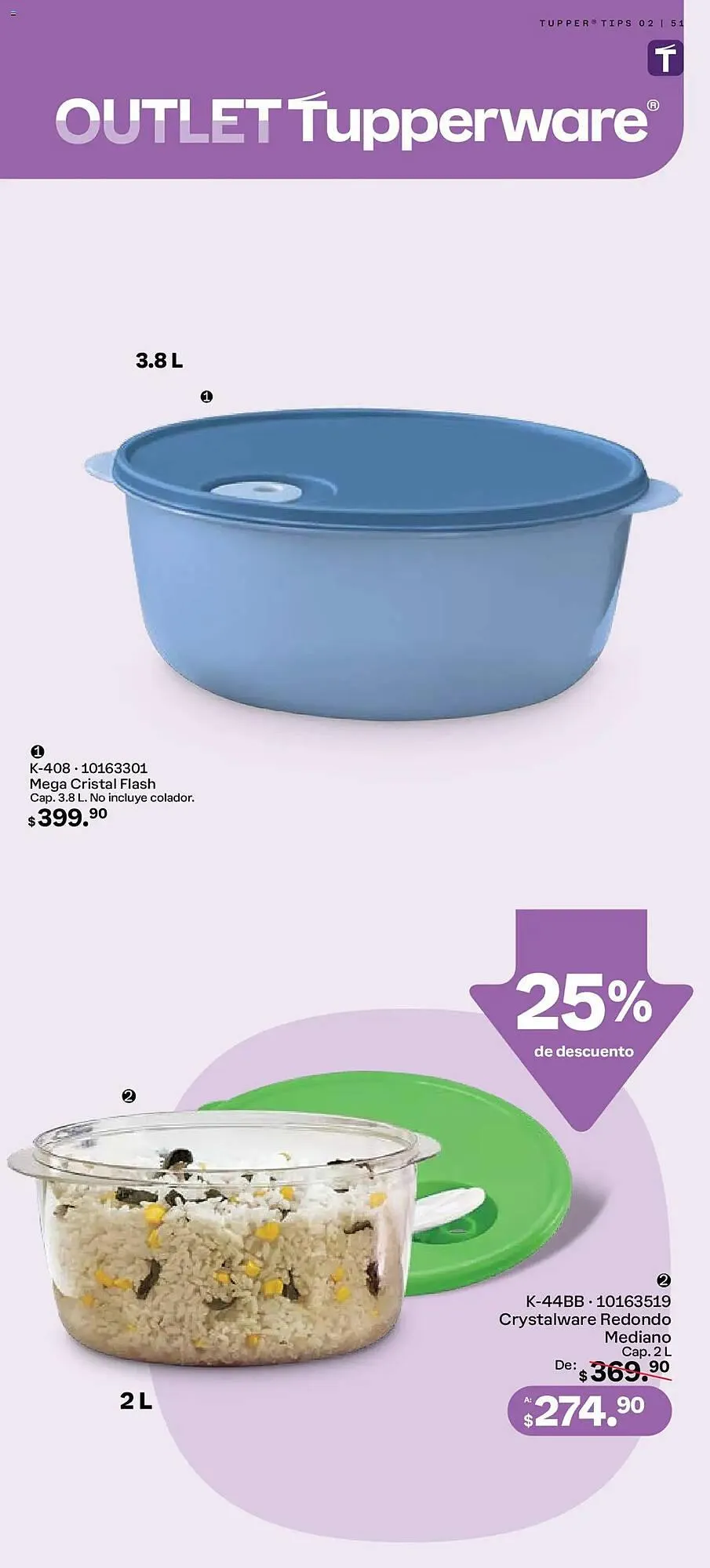 Catálogo de Catálogo Tupperware 27 de enero al 23 de febrero 2025 - Pagina 51