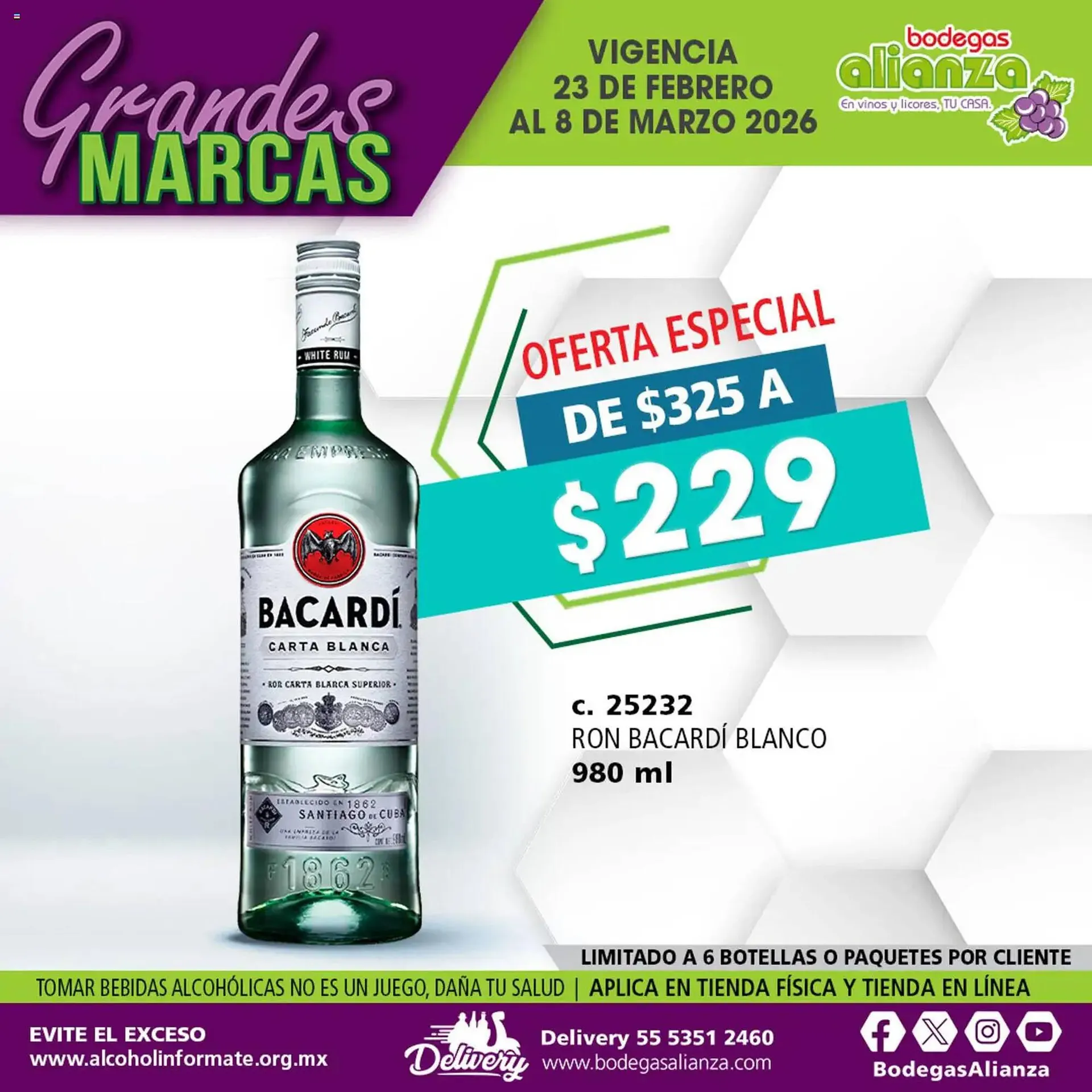 Catálogo de Folleto Bodegas Alianza 23 de febrero al 8 de marzo 2026 - Pagina 1