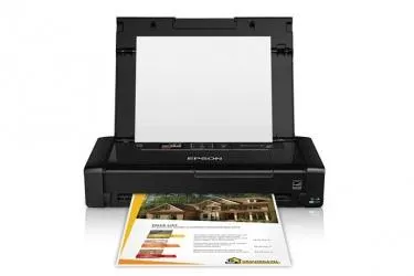 Epson Impresora Móvil WorkForce WF-100, Inalámbrico, Color, A4, USB 2.0, Negro
