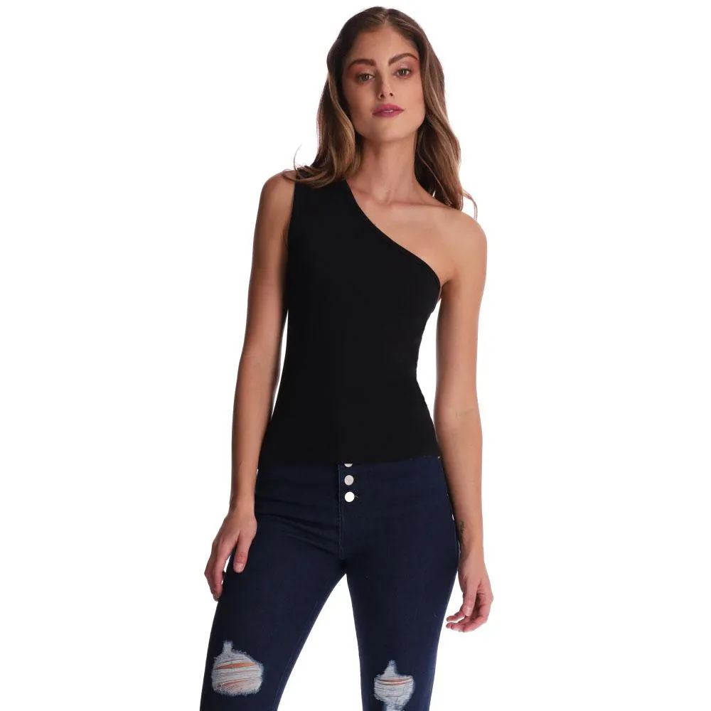 Blusa Red Sky Mujer Seamless Lisa Con Un Tirante