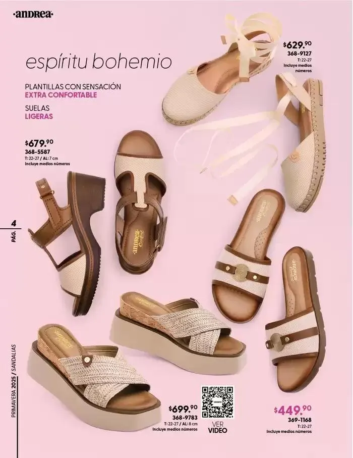 Catálogo de ANDREA | CALZADO CONFORT 26 de enero al 24 de mayo 2025 - Pagina 4