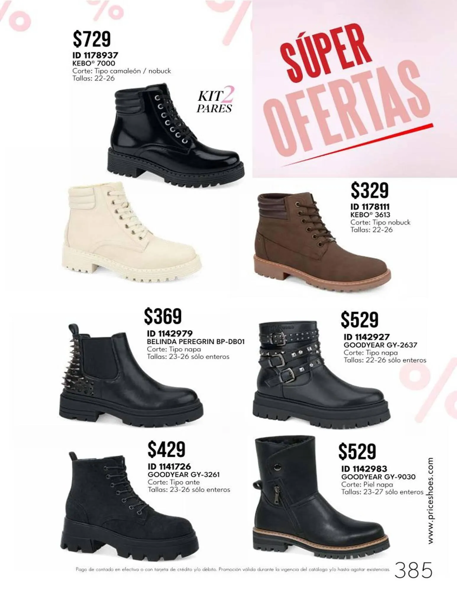 Catálogo de Catálogo Price Shoes 15 de abril al 31 de diciembre 2025 - Pagina 381