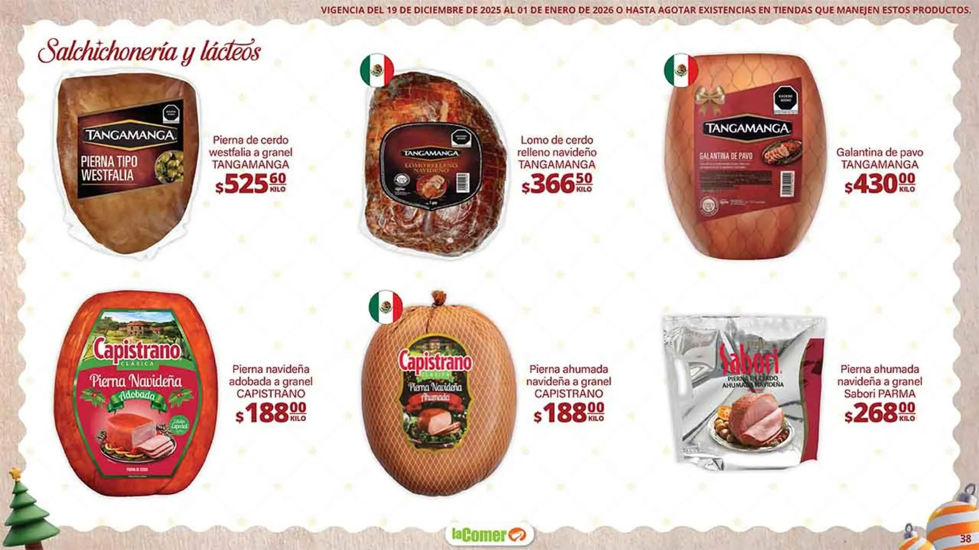 Catálogo de Folleto La Comer 19 de diciembre al 1 de enero 2026 - Pagina 38