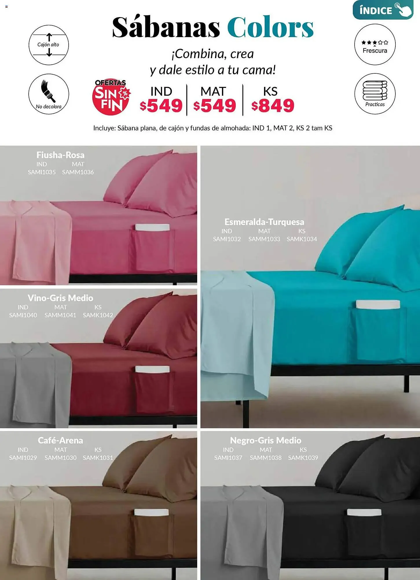 Catálogo de Catálogo Colchas Concord 1 de noviembre al 1 de febrero 2026 - Pagina 187