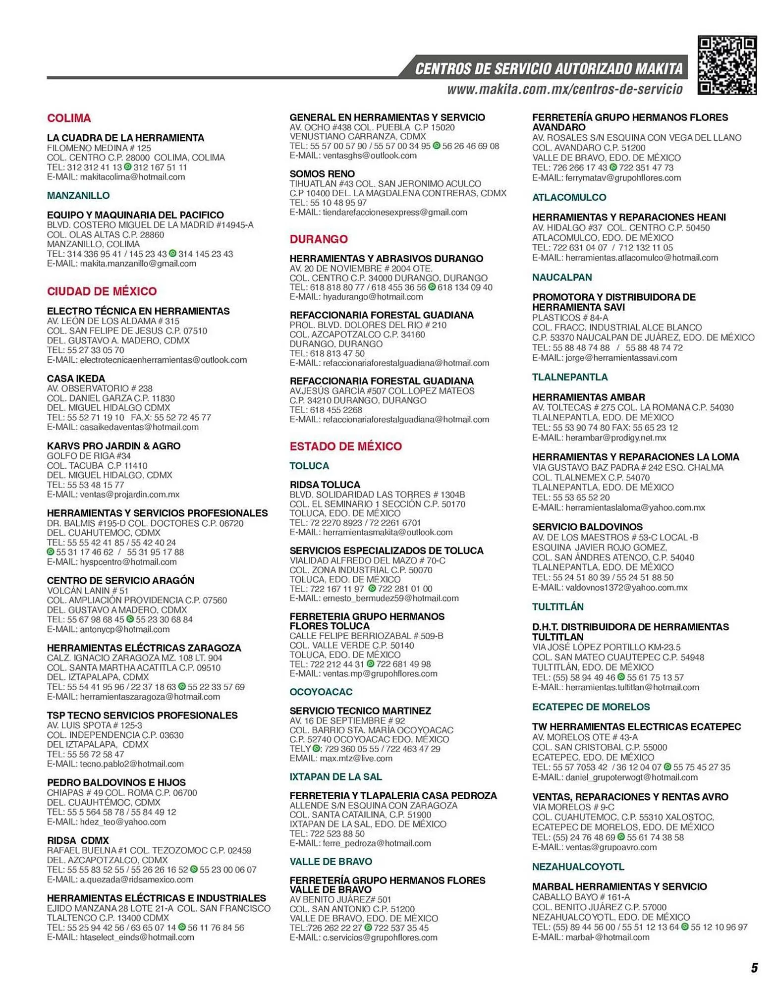 Catálogo de Catálogo Makita 12 de enero al 31 de diciembre 2026 - Pagina 5