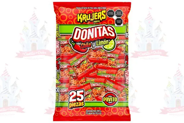DONITAS CHILE Y LIMON KRUJERS 10/25 PZA PAVITO