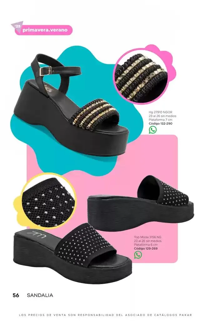 Catálogo de Pakar Sandalia 31 de enero al 31 de mayo 2025 - Pagina 56