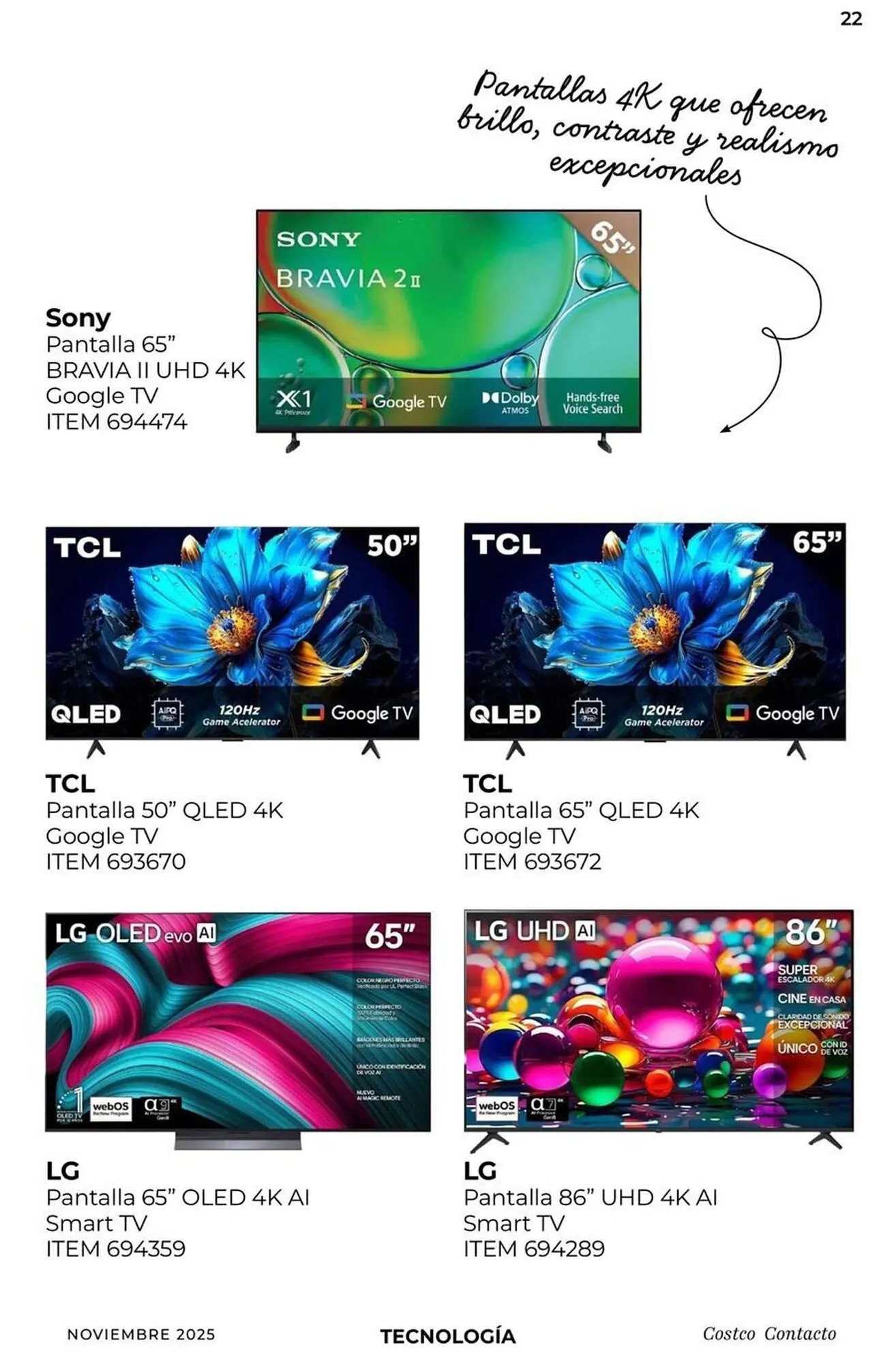 Catálogo de Catálogo Costco 1 de noviembre al 30 de noviembre 2025 - Pagina 22