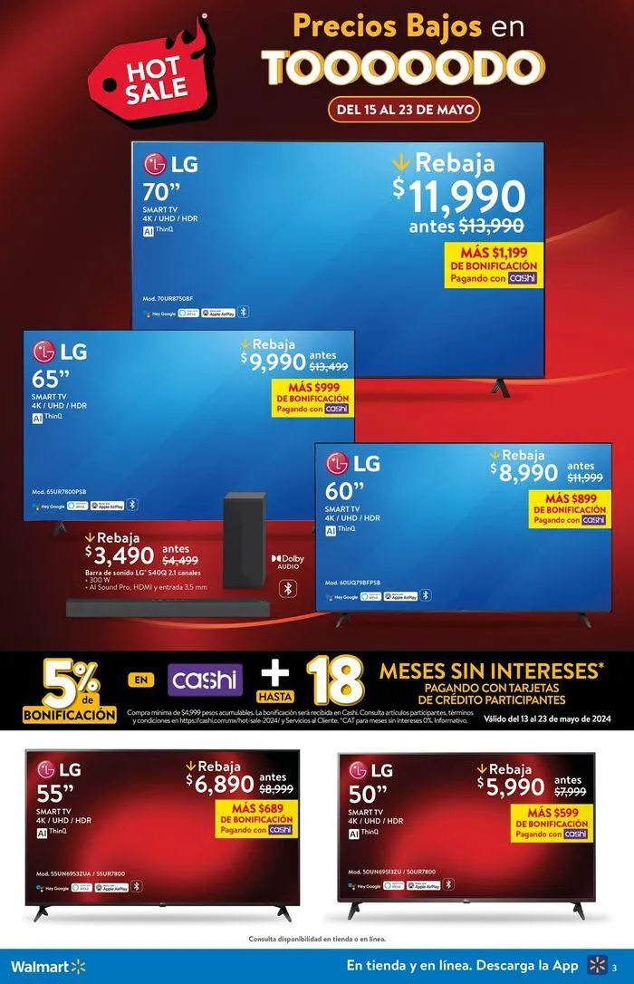 Catálogo de Walmart - Hot Sale 22 de mayo al 23 de mayo 2024 - Pagina 18