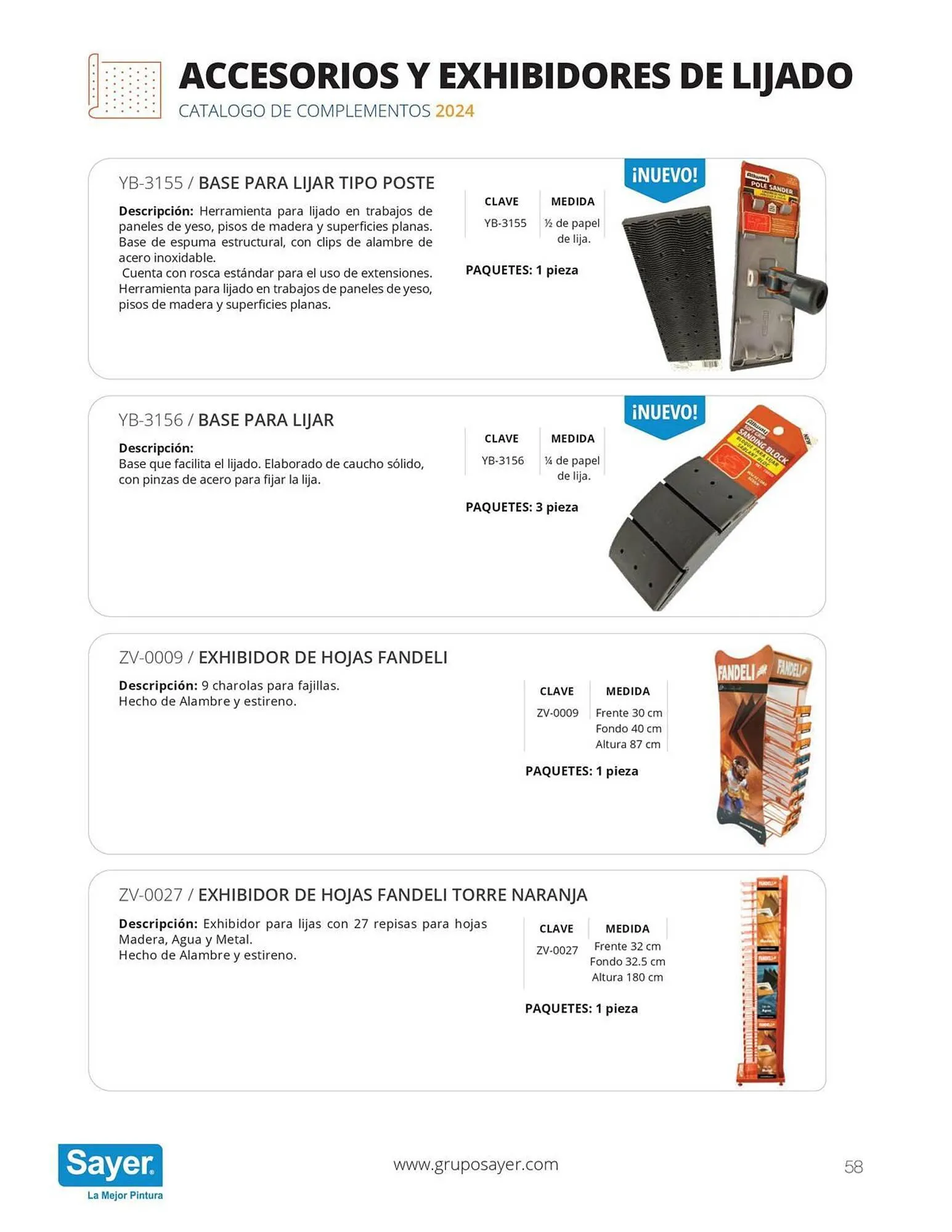 Catálogo de Catálogo Sayer 3 de enero al 31 de diciembre 2024 - Pagina 58