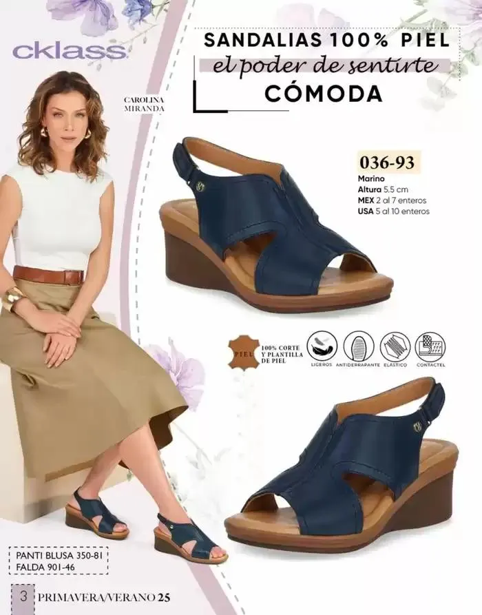 Catálogo de Catálogo Cklass Confort Primavera Verano 2025 México 8 de enero al 30 de junio 2025 - Pagina 34