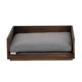 Maypet, Cama de Madera Tamaño Chico para Perro, Varios Colores