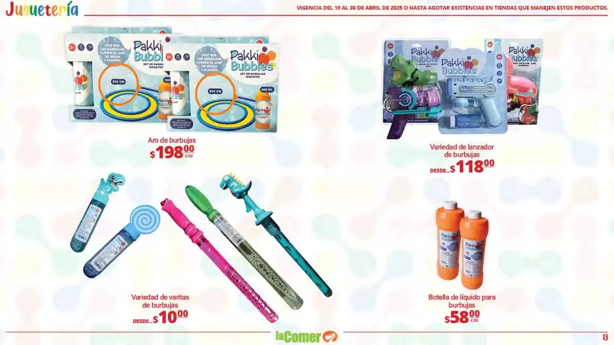 Catálogo de La Comer Dia del Niño 18 de abril al 30 de abril 2025 - Pagina 13
