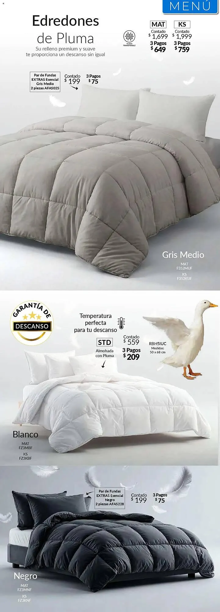 Catálogo de Catálogo Colchas Concord 1 de mayo al 1 de agosto 2026 - Pagina 185