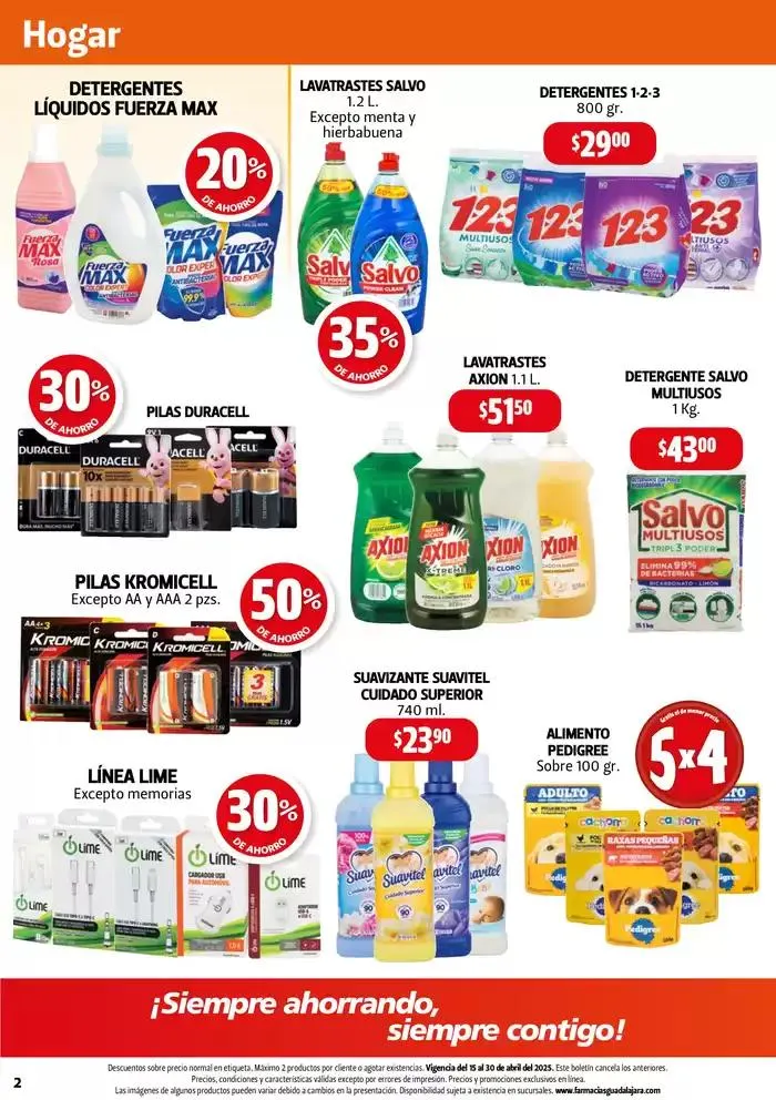 Catálogo de Boletín Farmacias Guadalajara  15 de abril al 1 de mayo 2025 - Pagina 2