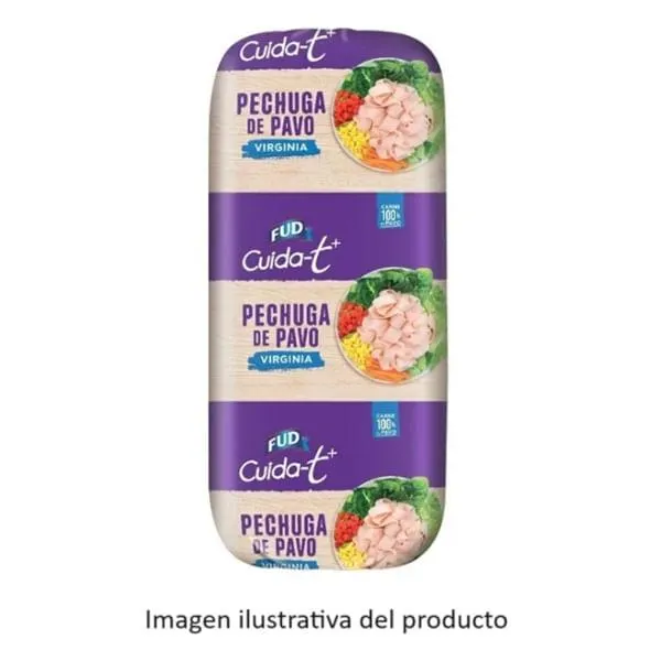 Pechuga Fud pavo virginia cuida t+ 250 g aproximado