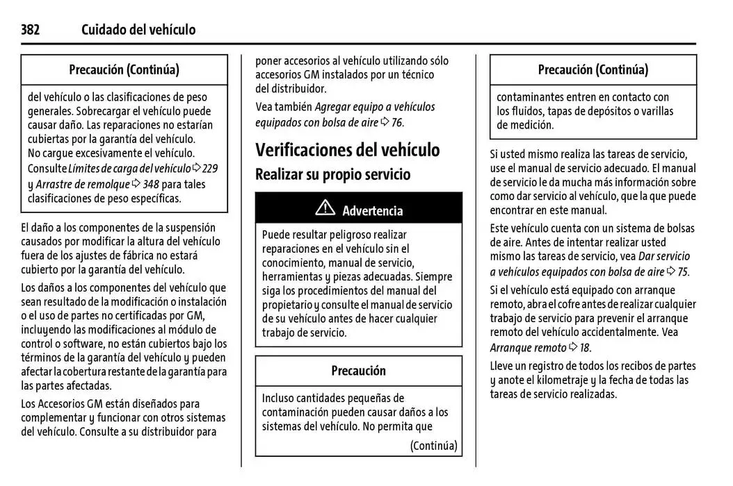 Catálogo de Cheyenne 2025 Manual del propietario 22 de enero al 31 de diciembre 2025 - Pagina 383