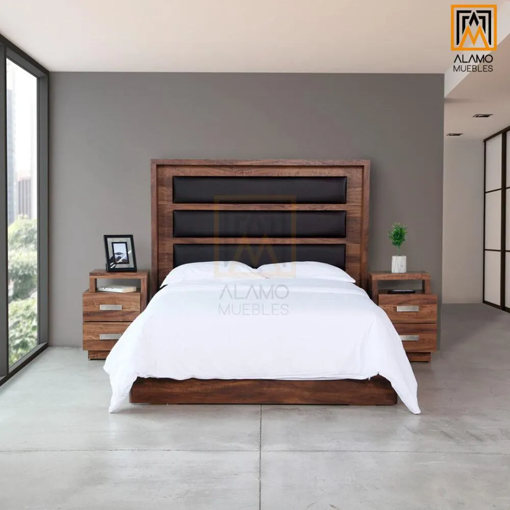 NUEVO Set Tucson NUBRA Mat/Qs tapiz negro 4 Piezas