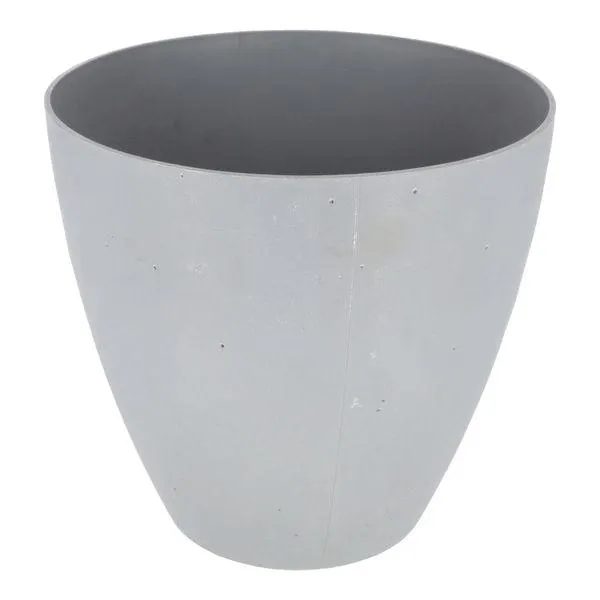 MACETA BETON REDONDA 30 L CEMENTO