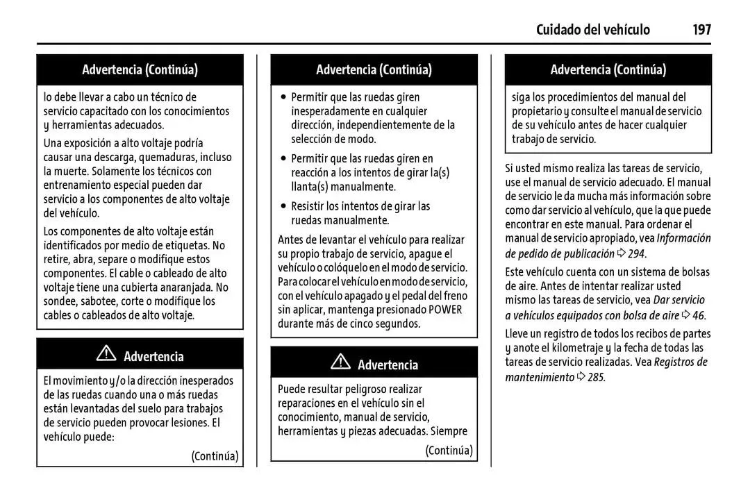 Catálogo de BrightDrop 400 Y BrightDrop 600 Manual del propietario 22 de enero al 31 de diciembre 2025 - Pagina 198