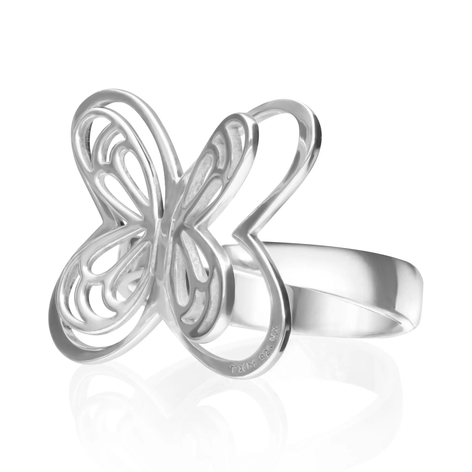 Anillo Aurora Mariposa Plata