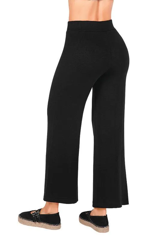 PANTALÓN NEGRO DE PUNTO 57598