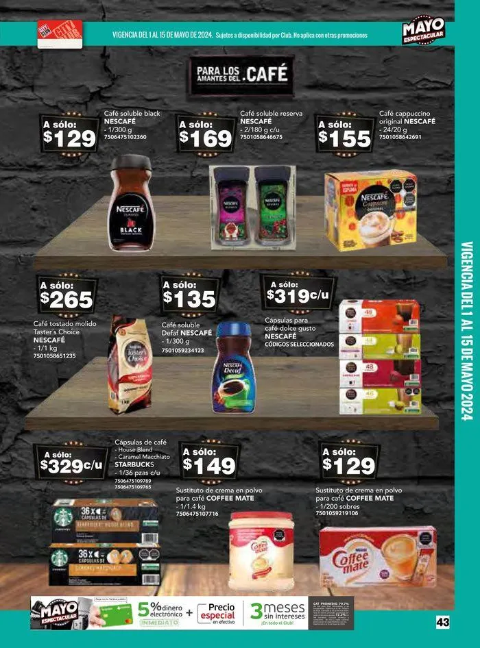 Catálogo de Mayo Espectacular 2 de mayo al 31 de mayo 2024 - Pagina 43