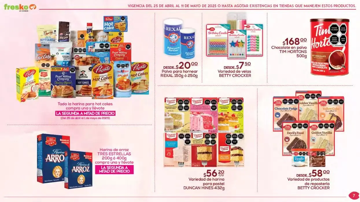 Catálogo de QUE SEA FRESKO HACE LA DIFERENCIA 25 de abril al 11 de mayo 2025 - Pagina 7