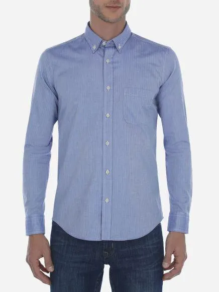 Camisa Casual Herringbone
