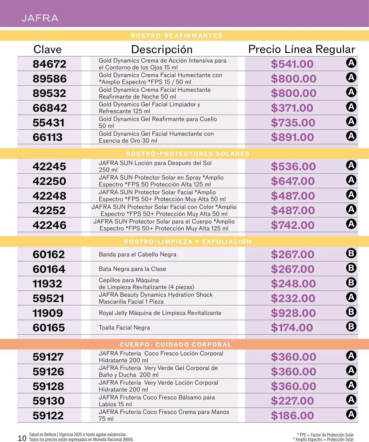 Catálogo de Jafra Oferta actual 12 de marzo al 26 de marzo 2025 - Pagina 10