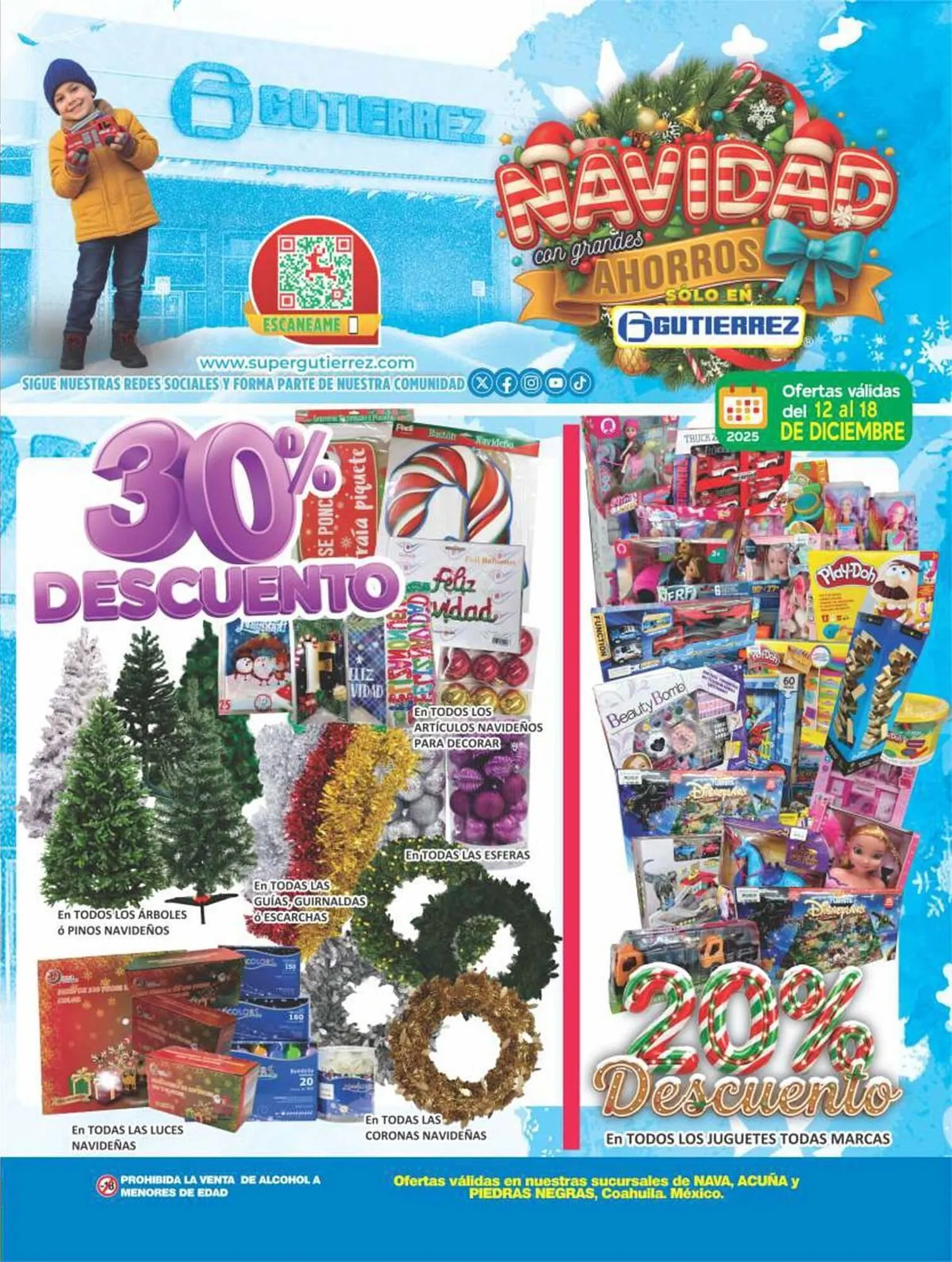 Catálogo de Folleto Super Gutiérrez 12 de diciembre al 18 de diciembre 2025 - Pagina 1